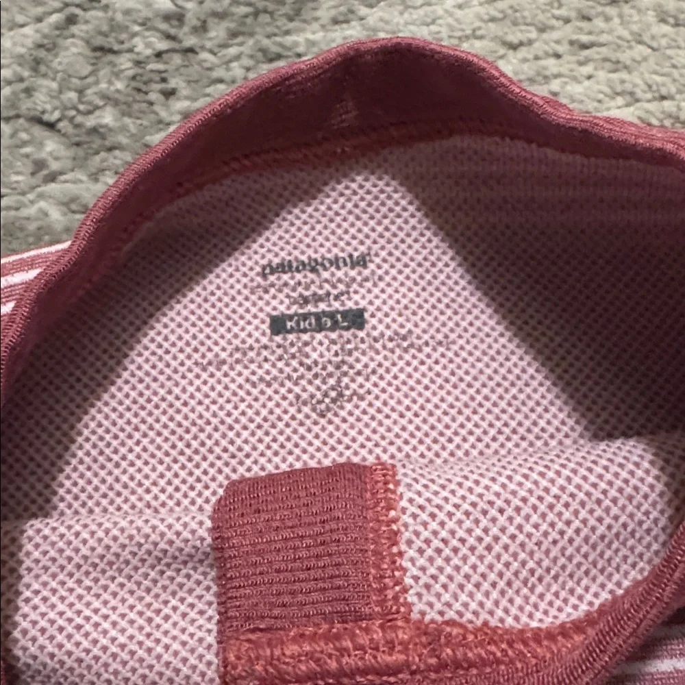 Patagonia Red Striped Long Sleeve Tee - Picture 2 of 2